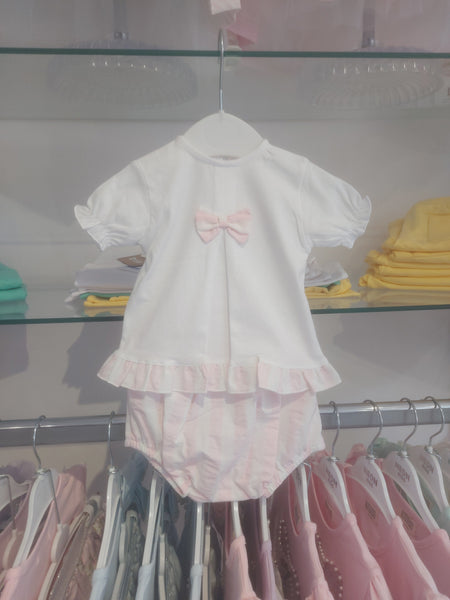 cute couture NEW SS25 Pink Spanish Jam Pants Outfit MOD60