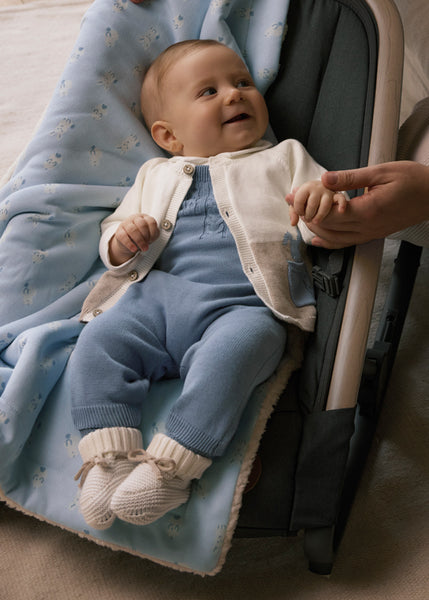 cute couture PRE ORDER - NEW AW25 Mayoral Baby Boys 3 Piece Dungaree Outfit 2617 Cloud 24