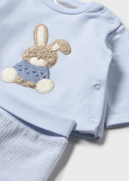 Cute Couture PRE ORDER - NEW AW25 Mayoral Baby Boys Bunny Outfit 2566 Sky 77