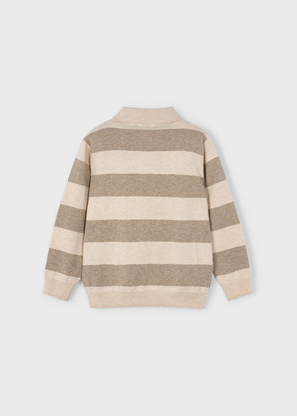Cute Couture PRE ORDER - NEW AW25 Mayoral Boys Knitted Polo Top 4122 Mole 24