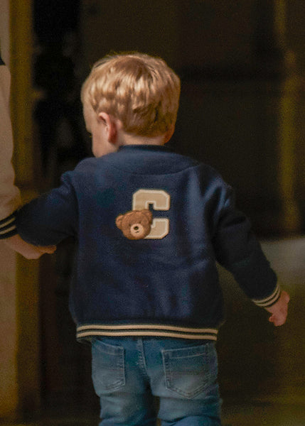 cute couture PRE ORDER - NEW AW25 Mayoral Boys Teddy Bear Jacket 2426 Blue 17