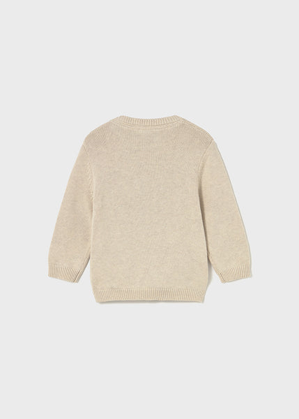 Cute Couture PRE ORDER - NEW AW25 Mayoral Boys Teddy Bear Jumper 2341 Oat 59