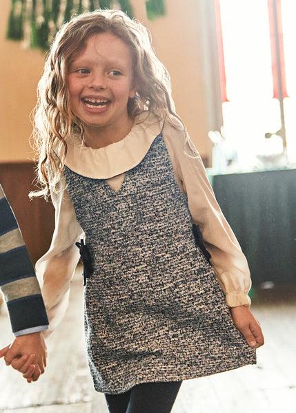 cute couture PRE ORDER - NEW AW25 Mayoral Girls Dress 4990 Ocean 36