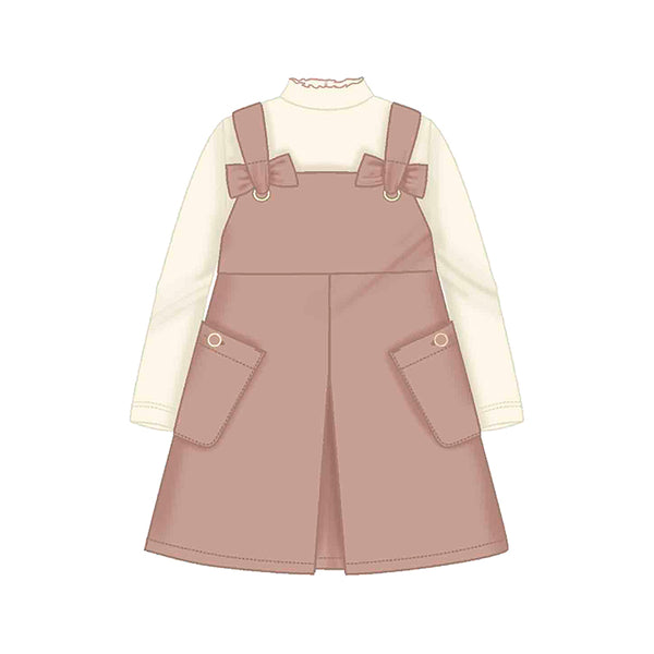 cute couture PRE ORDER - NEW AW25 Mayoral Girls Pinnafore Dress 4914 Pink 22