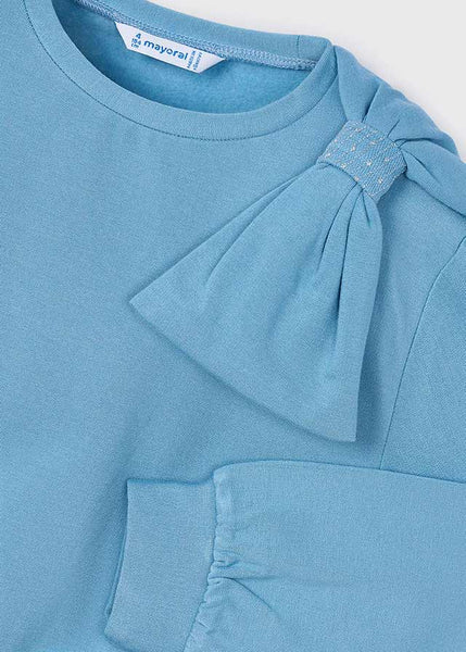 Cute Couture PRE ORDER - NEW AW25 Mayoral Girls Tulle Skirt Set 4434/4906 Ocean 25/25