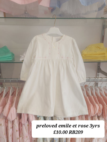 cute couture PRELOVED Emile et Rose Dress 3yrs RB209