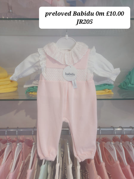 cute couture PRELOVED Preloved Babidu Outfit 0m JR205