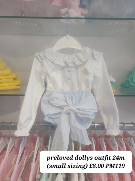 cute couture PRELOVED Preloved Dollys outfit 24m (small sizing) PM119
