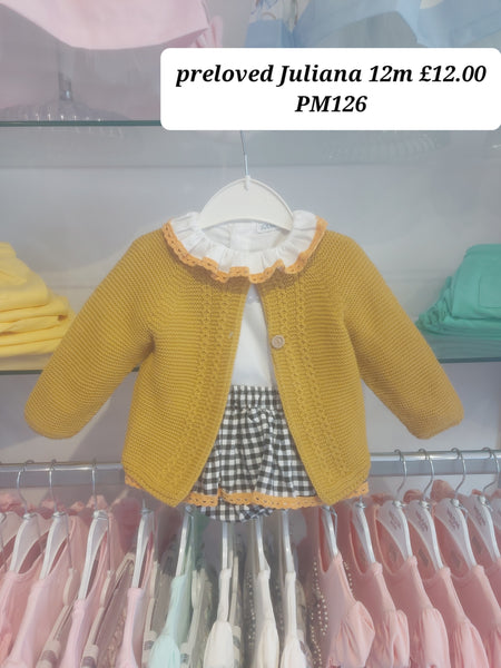 cute couture PRELOVED Preloved Juliana Outfit 12m PM126