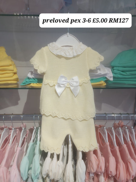 cute couture PRELOVED Preloved Lemon Pex Outfit 3-6 RM127
