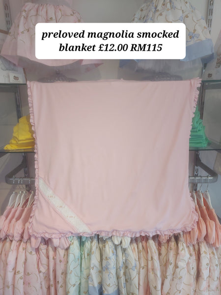 cute couture PRELOVED Preloved Magnolia Smocked Blanket RM115
