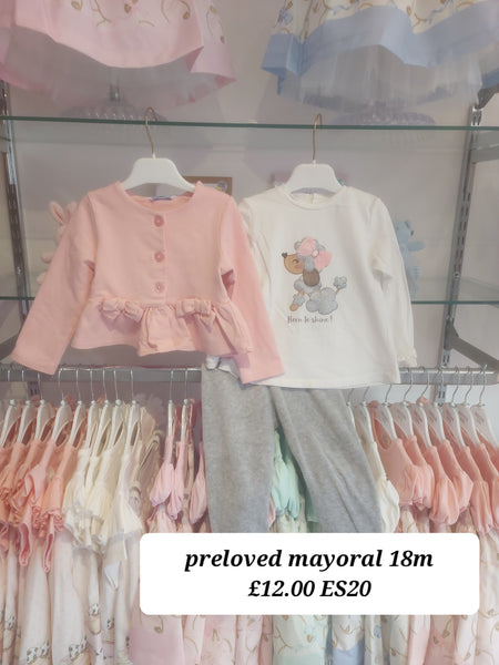 cute couture PRELOVED Preloved Mayoral 3 piece Leggings Set 18m ES20