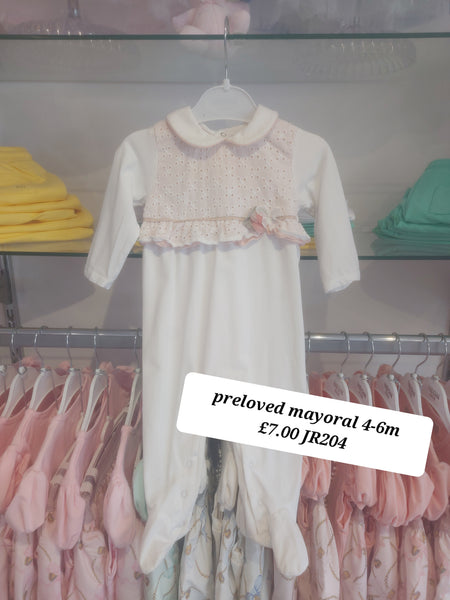 cute couture PRELOVED Preloved Mayoral Babygrow 4-6m JR204