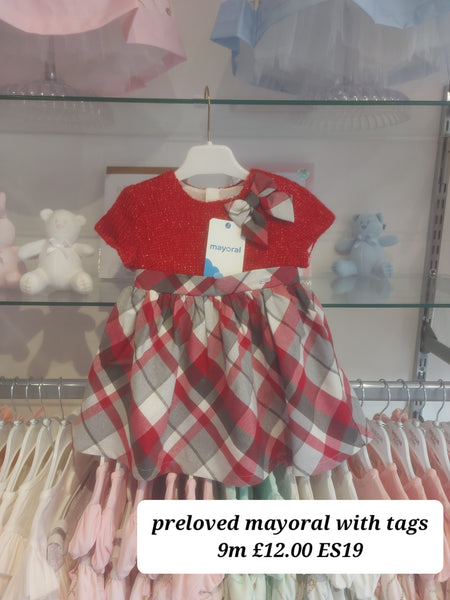 cute couture PRELOVED Preloved Mayoral Dress with tags 12m ES19