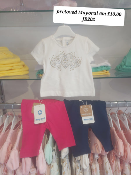 cute couture PRELOVED Preloved Mayoral Leggings Set 6m JR202
