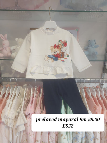 cute couture PRELOVED Preloved Mayoral Leggings Set 9m ES22