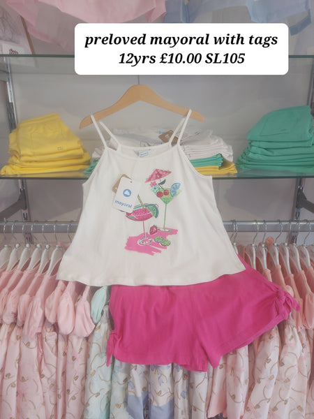 cute couture PRELOVED Preloved Mayoral Shorts Set with tags 12yrs SL105