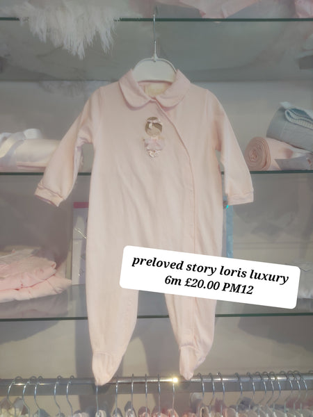 cute couture PRELOVED Preloved Story Loris Luxury Babygrow 6m PM12