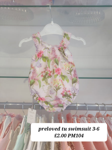cute couture PRELOVED Preloved Tu Swimsuit with tags 3-6m PM104