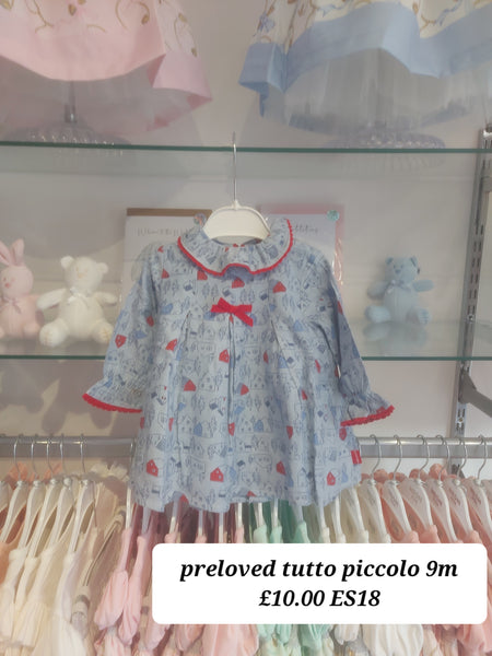 cute couture PRELOVED Preloved Tutto Piccolo Dress 9m ES18