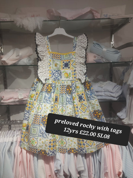 cute couture PRELOVED Rochy Dress With Tags 12yrs SL08