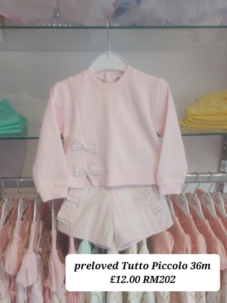 cute couture PRELOVED Tutto Piccolo Outfit 36m RB202