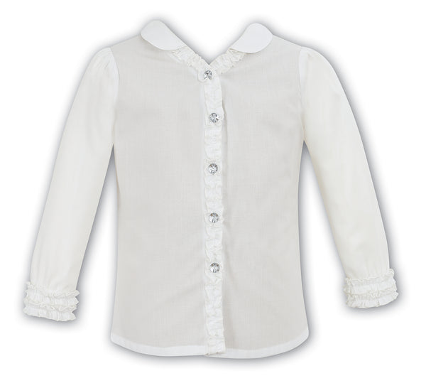 cute couture Sarah Louise Previous Season SALE - Ivory Blouse 9579
