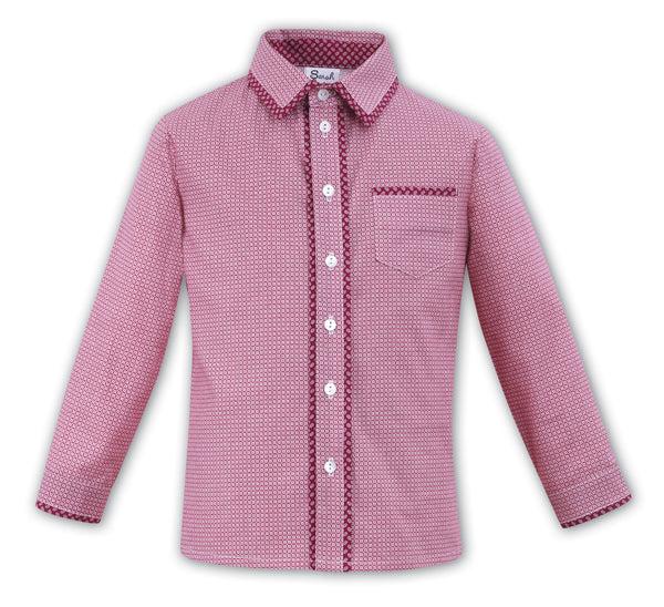 cute couture Sarah Louise Previous Season SALE - Wine Shirt 010596