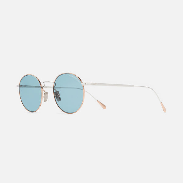 cutler and gross 0001 Round Sunglasses 18K Rose Gold + 18K Rhodium