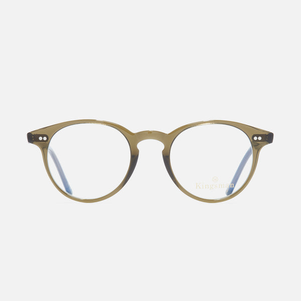Cutler And Gross 0710 Kingsman Round Opticals Olive