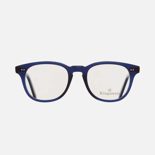 Cutler And Gross 0932 Kingsman Round Opticals Matt Classic Navy Blue