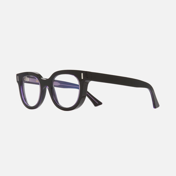 cutler and gross 1304 Round Opticals Purple on Black
