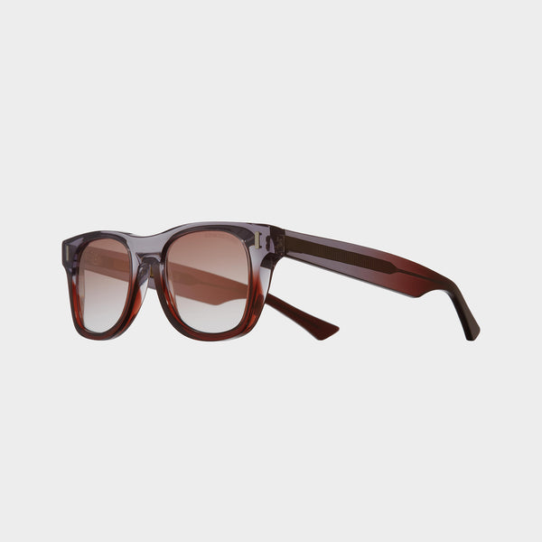 cutler and gross 1339 D-Frame Sunglasses Reverse Grad Sherry