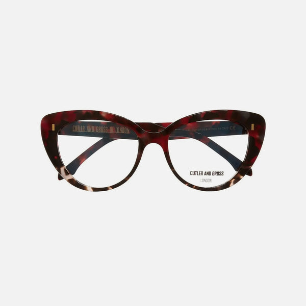 Cutler And Gross 1350 Cat Eye Opticals Red Summer Of '69