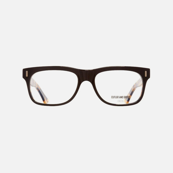 Cutler And Gross 1362 Rectangle Opticals Black On Camo