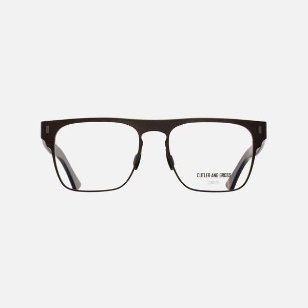 Cutler And Gross 1366 Square Opticals Matt Brown On Dark Turtle