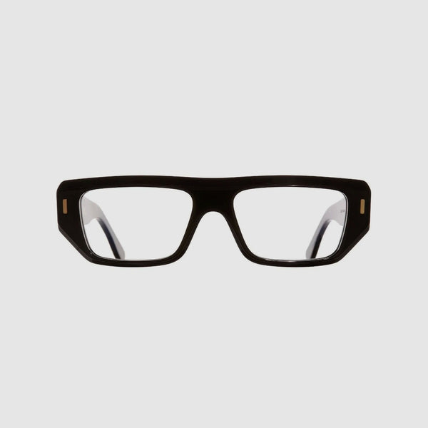 Cutler And Gross 1367 Rectangle Opticals Black On Blue
