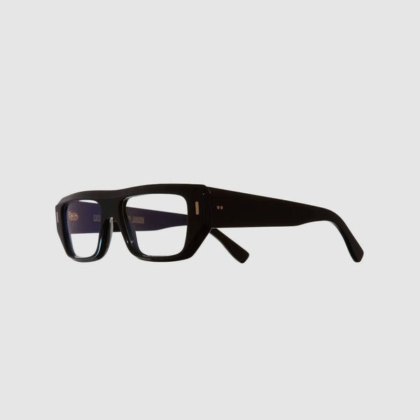 cutler and gross 1367 Rectangle Opticals Black on Blue