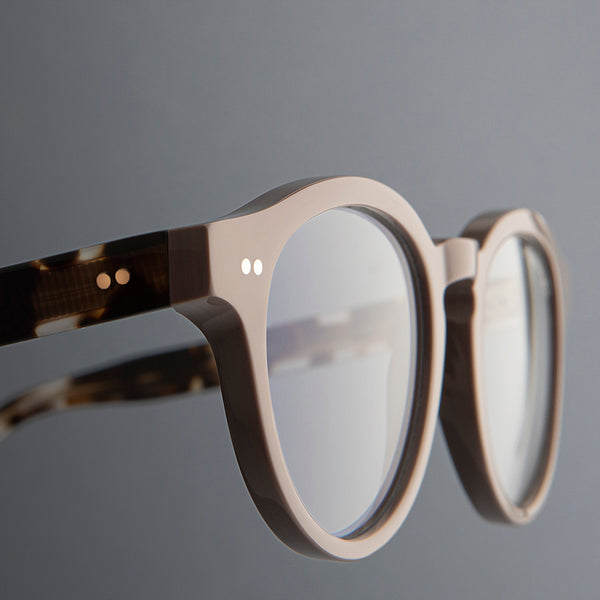 Cutler And Gross 1378 Blue Light Filter Round Opticals (Small) Mud On Jet Engine Grey