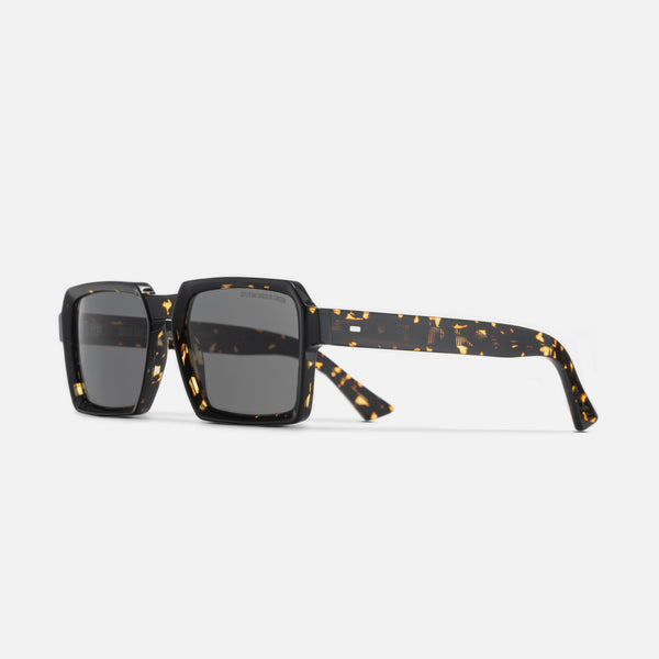cutler and gross 1385 Square Sunglasses Black on Havana
