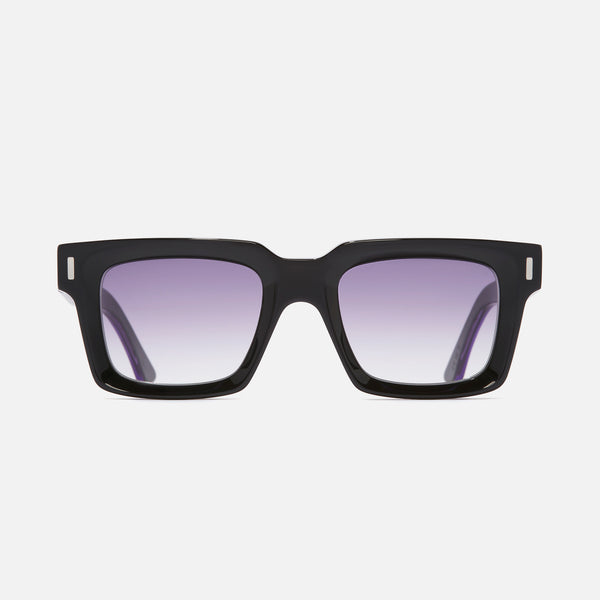 Cutler And Gross 1386 Square Sunglasses Purple On Black