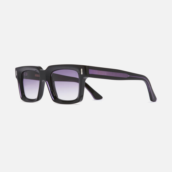 cutler and gross 1386 Square Sunglasses Purple on Black
