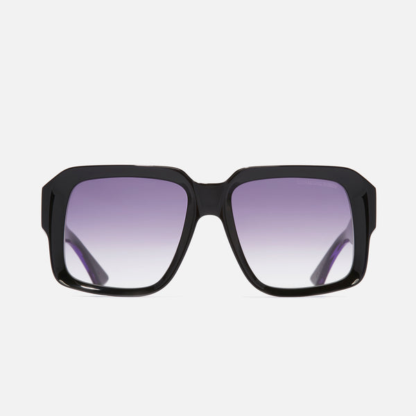 Cutler And Gross 1388 Square Sunglasses Purple On Black