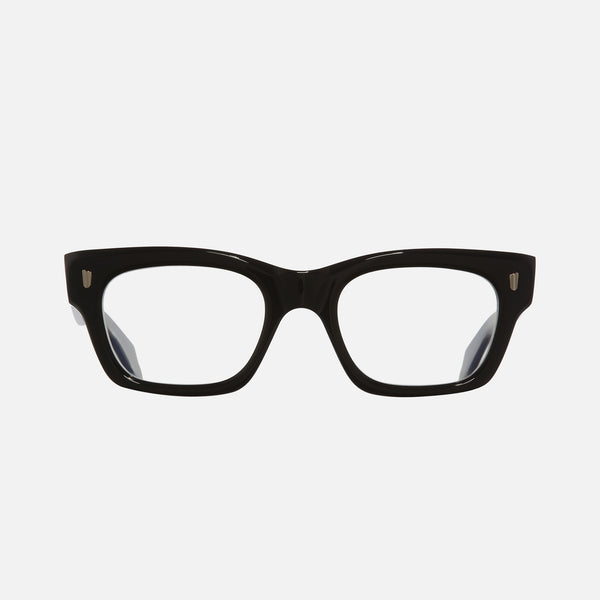Cutler And Gross 1391 Rectangle Opticals Black On Blue