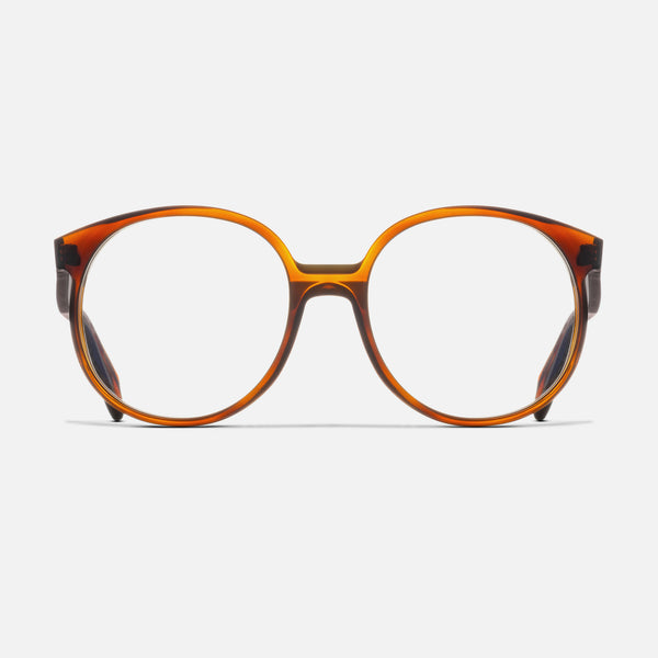 Cutler And Gross 1395 Round Opticals (Small) Honey Havana