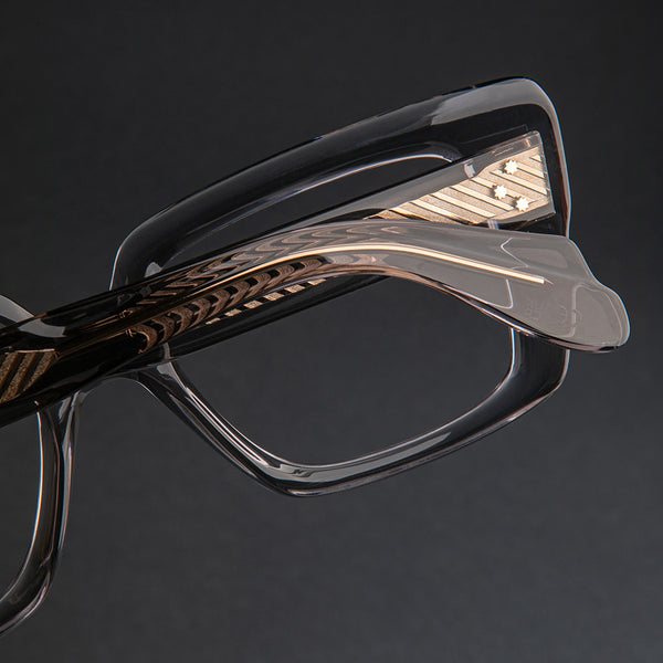 Cutler And Gross 1401 Cat Eye Opticals Smoke Quartz