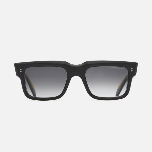 Cutler And Gross 1403 Square Sunglasses Black Matt On Shiny Yellow