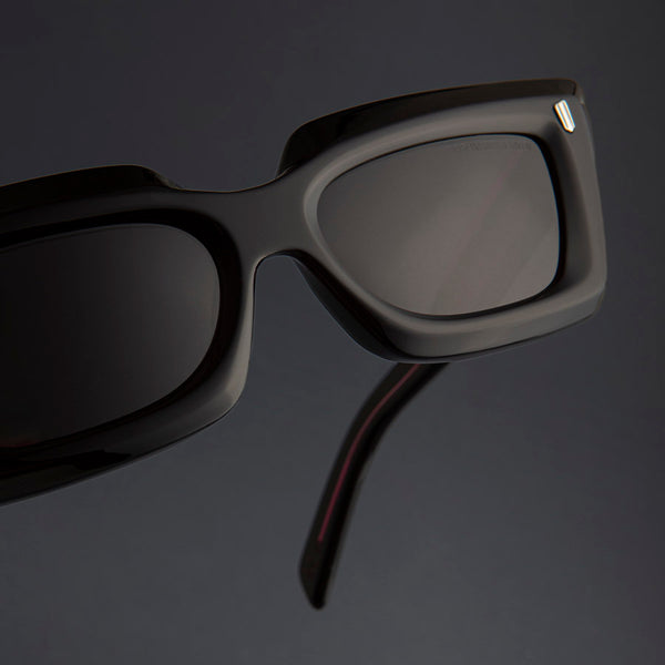 Cutler And Gross 1408 Cat Eye Sunglasses Black On Pink