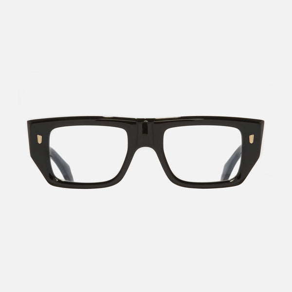 Cutler And Gross 1413 Rectangle Opticals Black On Green