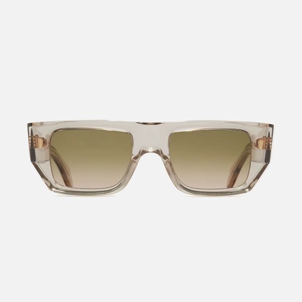 Cutler And Gross 1413 Rectangle Sunglasses Sand Crystal
